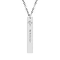 Vertical Bar Necklace (Engraving)