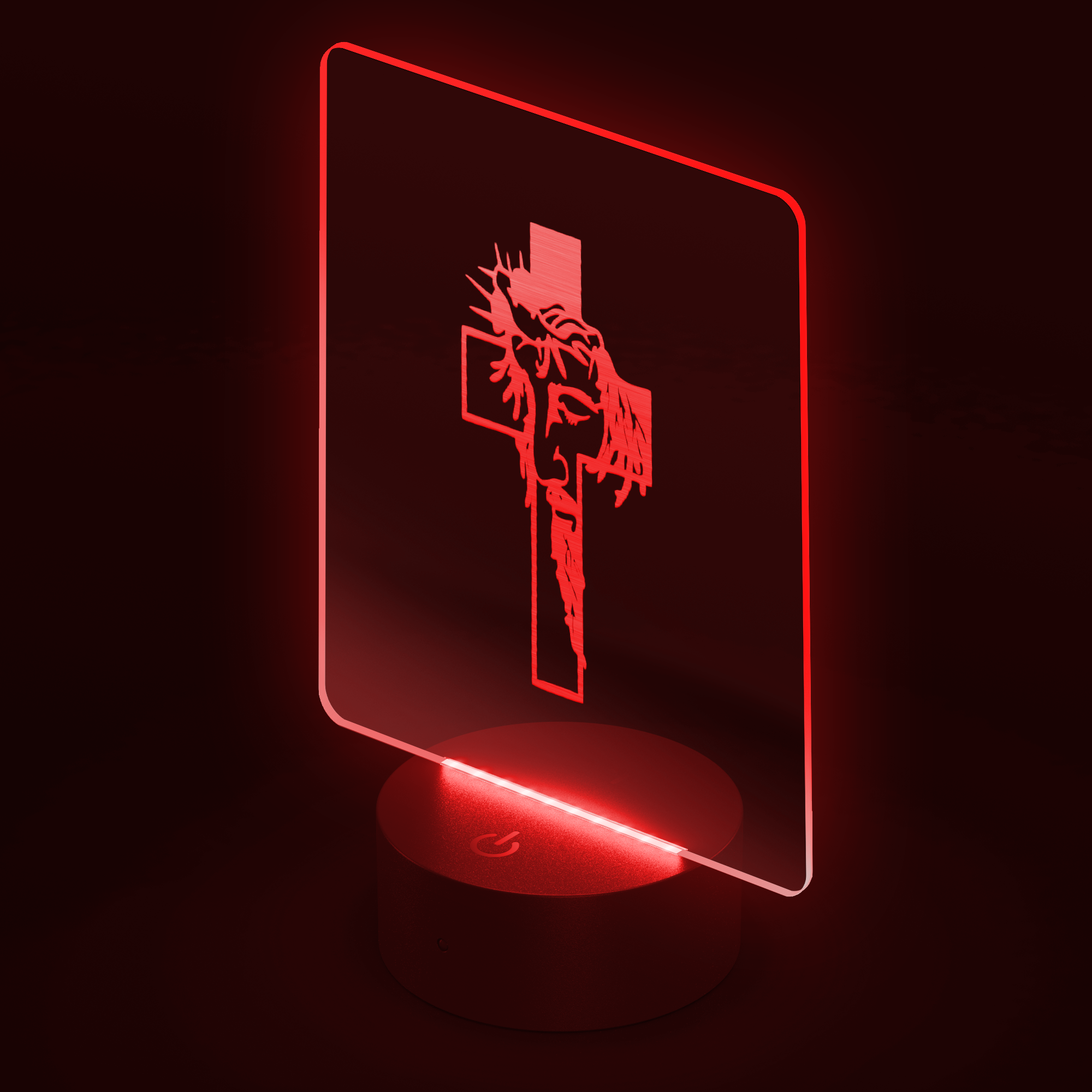 My_Redeemer_LED_Sign_Rectangle_Dark_Angle_Red_Mockup.png
